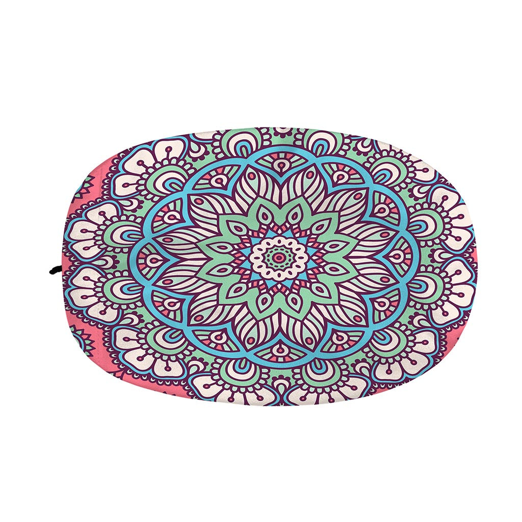 Pastel Mandala Bohemian Pattern Print Car Side Mirror Covers