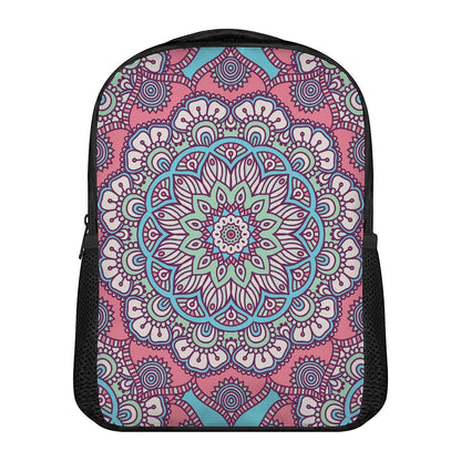 Pastel Mandala Bohemian Pattern Print Casual Backpack