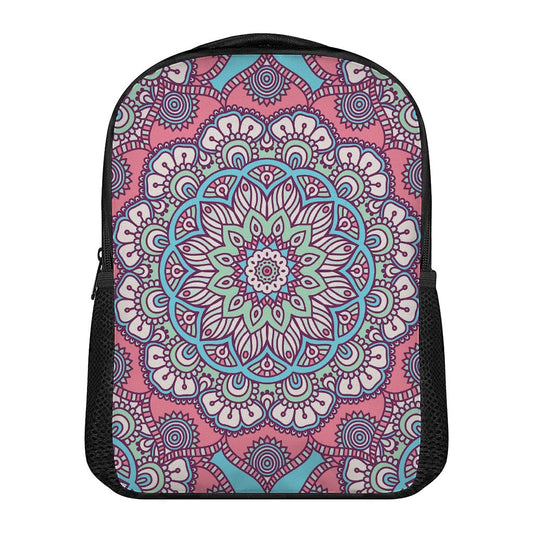 Pastel Mandala Bohemian Pattern Print Casual Backpack