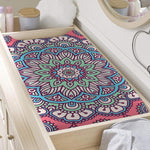 Pastel Mandala Bohemian Pattern Print Changing Pad Cover