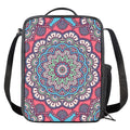 Pastel Mandala Bohemian Pattern Print Crossbody Lunch Bag