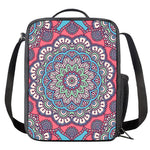 Pastel Mandala Bohemian Pattern Print Crossbody Lunch Bag