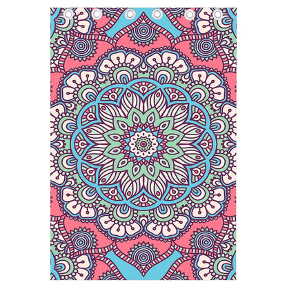 Pastel Mandala Bohemian Pattern Print Curtain