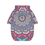 Pastel Mandala Bohemian Pattern Print Dog Zip Up Hoodie