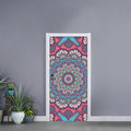Pastel Mandala Bohemian Pattern Print Door Sticker