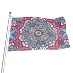 Pastel Mandala Bohemian Pattern Print Flag