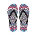 Pastel Mandala Bohemian Pattern Print Flip Flops