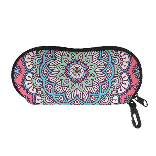 Pastel Mandala Bohemian Pattern Print Glasses Case