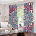 Pastel Mandala Bohemian Pattern Print Grommet Curtains