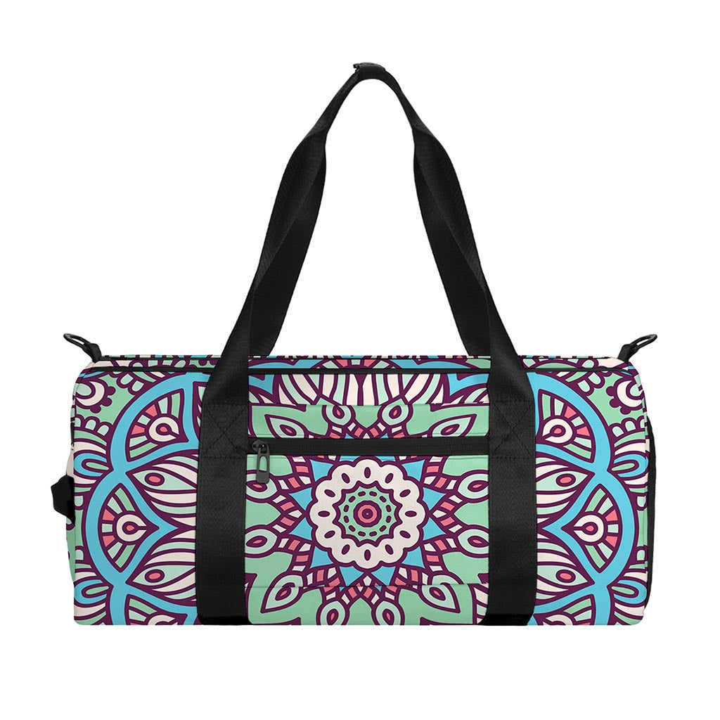 Pastel Mandala Bohemian Pattern Print Gym Bag