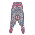 Pastel Mandala Bohemian Pattern Print Hammer Pants