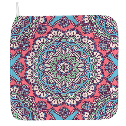 Pastel Mandala Bohemian Pattern Print Hand Towel