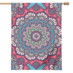 Pastel Mandala Bohemian Pattern Print House Flag