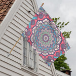 Pastel Mandala Bohemian Pattern Print House Flag