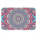Pastel Mandala Bohemian Pattern Print Indoor Door Mat
