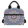 Pastel Mandala Bohemian Pattern Print Insulated Lunch Bag
