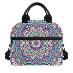 Pastel Mandala Bohemian Pattern Print Insulated Lunch Bag