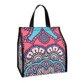 Pastel Mandala Bohemian Pattern Print Insulated Lunch Tote