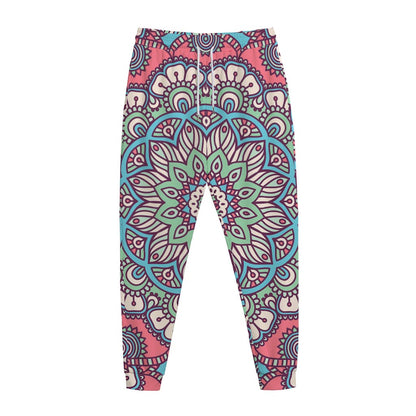 Pastel Mandala Bohemian Pattern Print Jogger Pants