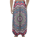 Pastel Mandala Bohemian Pattern Print Lantern Pants
