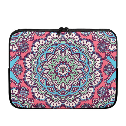 Pastel Mandala Bohemian Pattern Print Laptop Sleeve