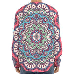 Pastel Mandala Bohemian Pattern Print Long Sleeve Baseball Jersey