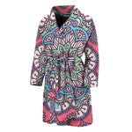 Pastel Mandala Bohemian Pattern Print Men's Bathrobe