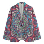 Pastel Mandala Bohemian Pattern Print Men's Blazer