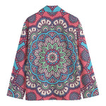 Pastel Mandala Bohemian Pattern Print Men's Blazer