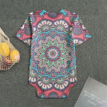 Pastel Mandala Bohemian Pattern Print Men's Bodysuit