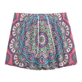 Pastel Mandala Bohemian Pattern Print Mesh Shorts