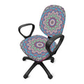 Pastel Mandala Bohemian Pattern Print Office Chair Cover