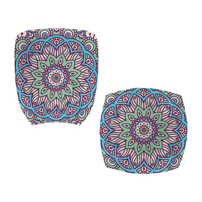 Pastel Mandala Bohemian Pattern Print Office Chair Cover