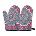 Pastel Mandala Bohemian Pattern Print Oven Mitts