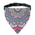 Pastel Mandala Bohemian Pattern Print Over The Collar Dog Bandana