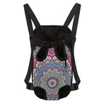Pastel Mandala Bohemian Pattern Print Pet Carrier Backpack