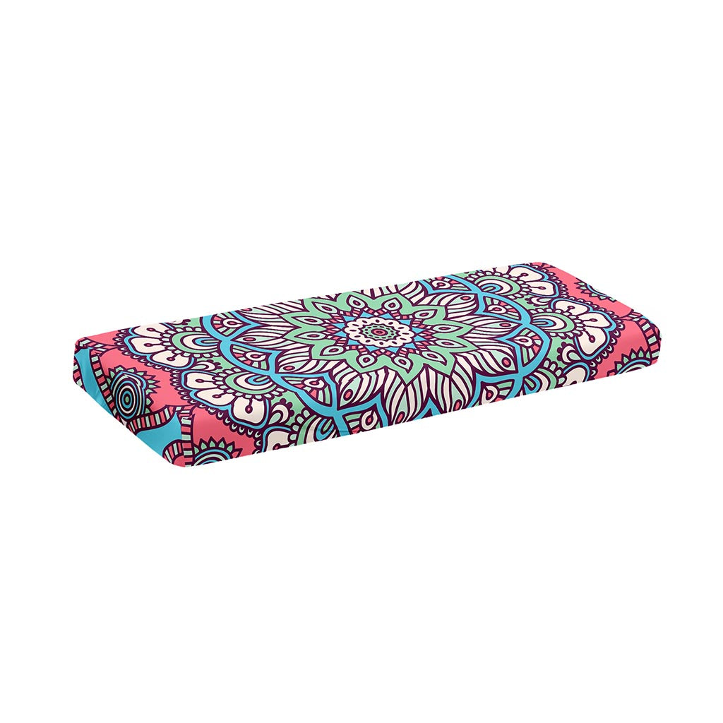 Pastel Mandala Bohemian Pattern Print Piano Keyboard Cover