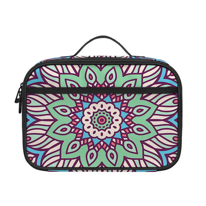 Pastel Mandala Bohemian Pattern Print Portable Lunch Bag