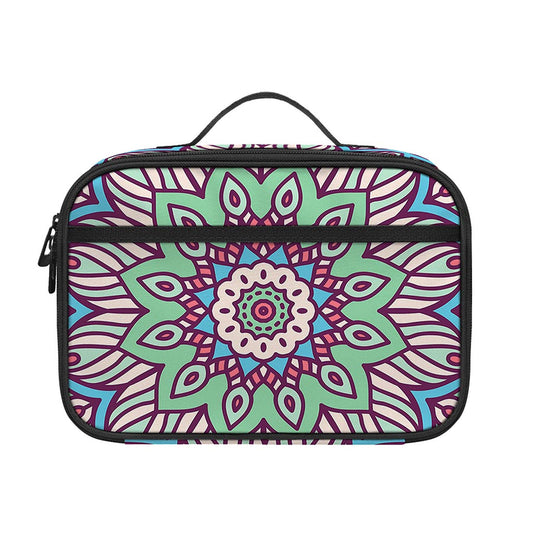 Pastel Mandala Bohemian Pattern Print Portable Lunch Bag