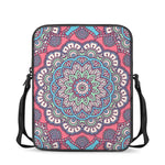 Pastel Mandala Bohemian Pattern Print Rectangular Crossbody Bag