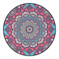 Pastel Mandala Bohemian Pattern Print Round Floor Mat