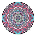 Pastel Mandala Bohemian Pattern Print Round Floor Mat