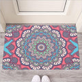 Pastel Mandala Bohemian Pattern Print Rubber Doormat