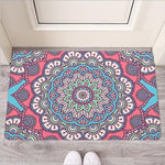Pastel Mandala Bohemian Pattern Print Rubber Doormat