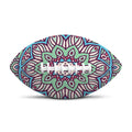 Pastel Mandala Bohemian Pattern Print Rugby Ball