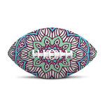 Pastel Mandala Bohemian Pattern Print Rugby Ball