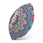 Pastel Mandala Bohemian Pattern Print Rugby Ball