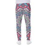 Pastel Mandala Bohemian Pattern Print Scuba Joggers