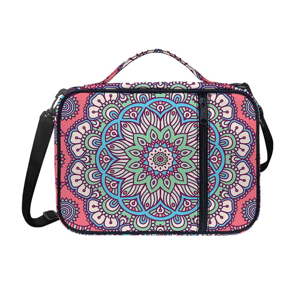 Pastel Mandala Bohemian Pattern Print Shoulder Strap Bible Bag