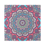 Pastel Mandala Bohemian Pattern Print Silk Bandana
